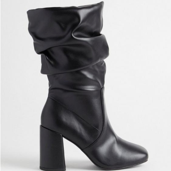 Slouchy Mid Calf Boot (WW) - Picture 2 of 6